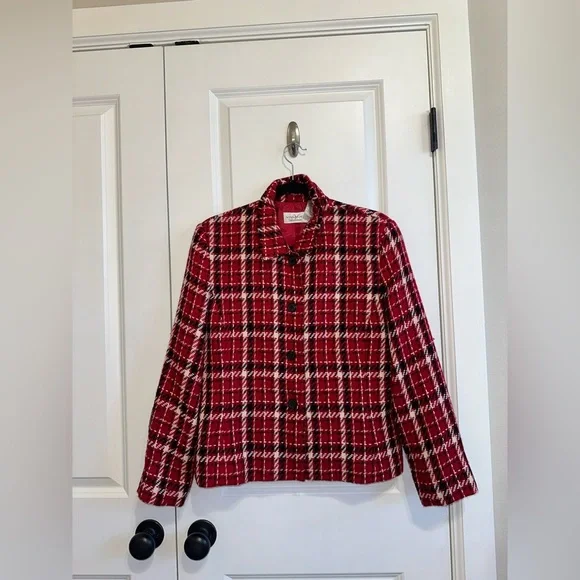 Liz Claiborne Red Blazer - Picture 2 of 8